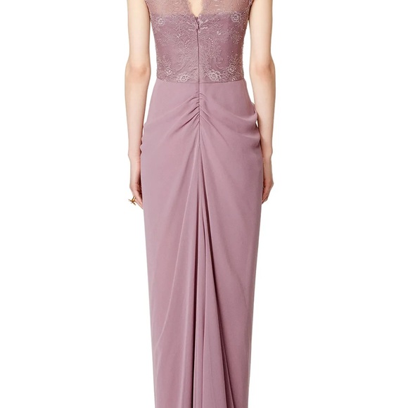 BCBGMaxazria Brandy yellow gown dress size 4 - Picture 2 of 3